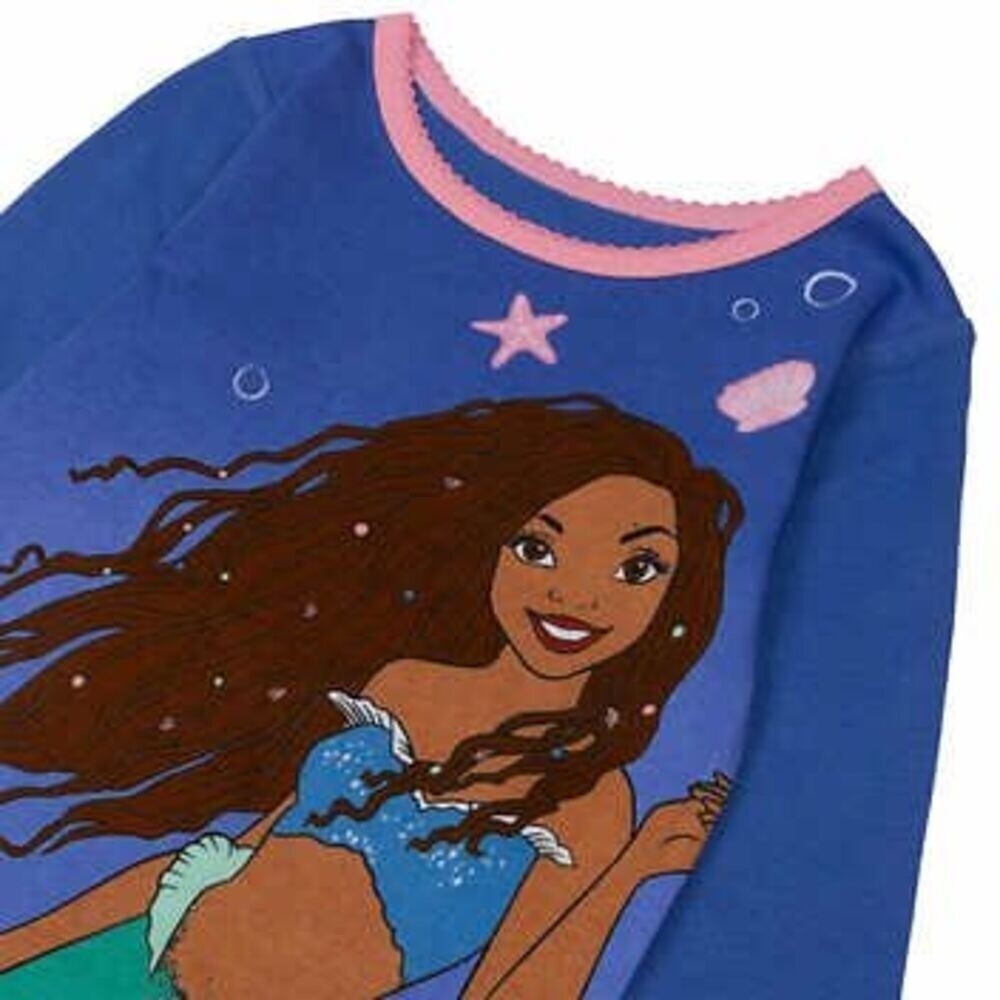 Disney Ariel Character Kids' 4-piece Cotton Pajama Set Size 2T New with Tags! - Picture 7 of 7